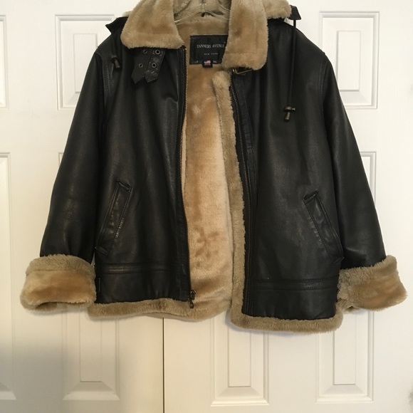 Tanners Avenue New York Leather Coat 